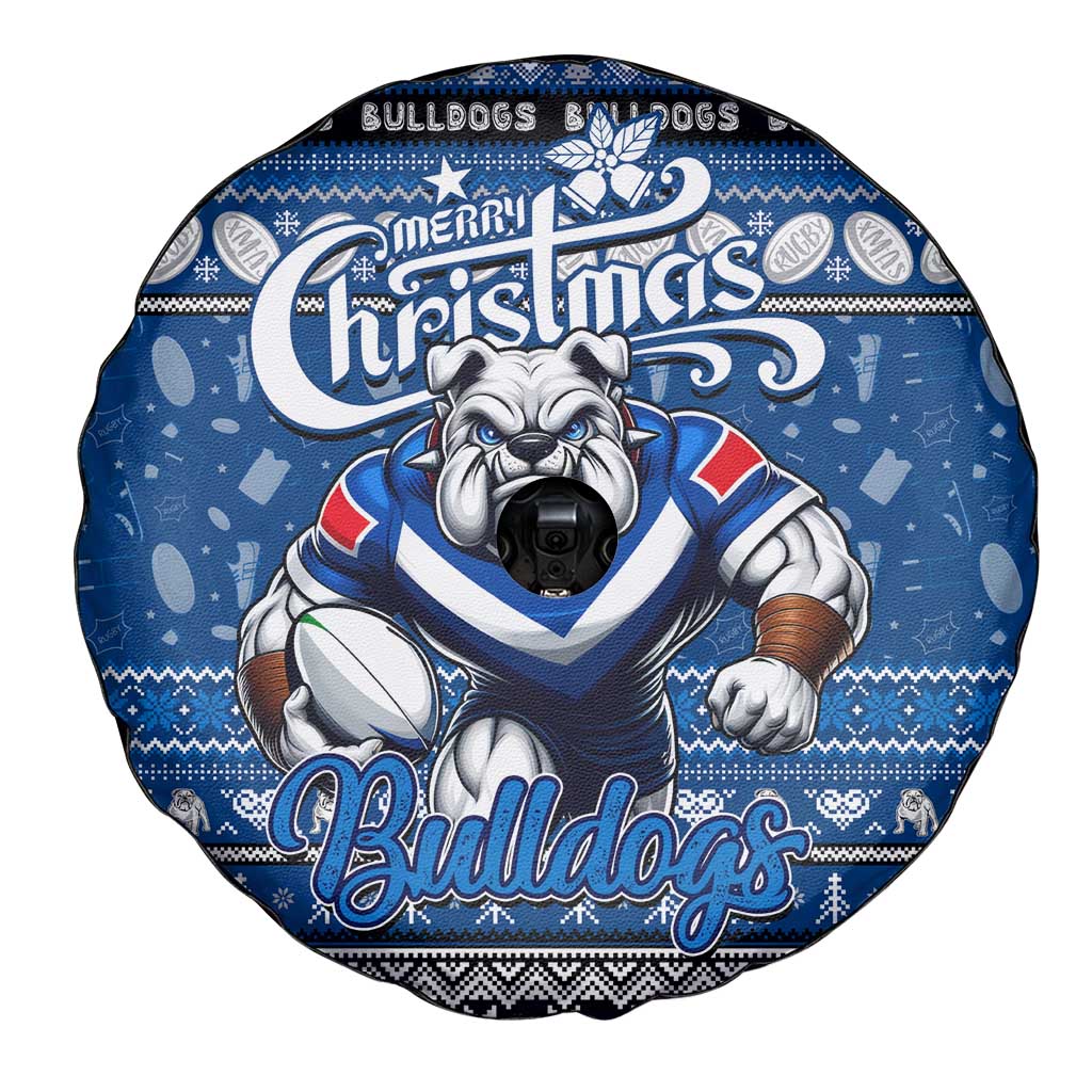 Bulldogs Rugby Xmas Spare Tire Cover Australia NRL Mascot