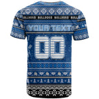 Personalized Bulldogs Rugby Xmas T Shirt Australia NRL Mascot