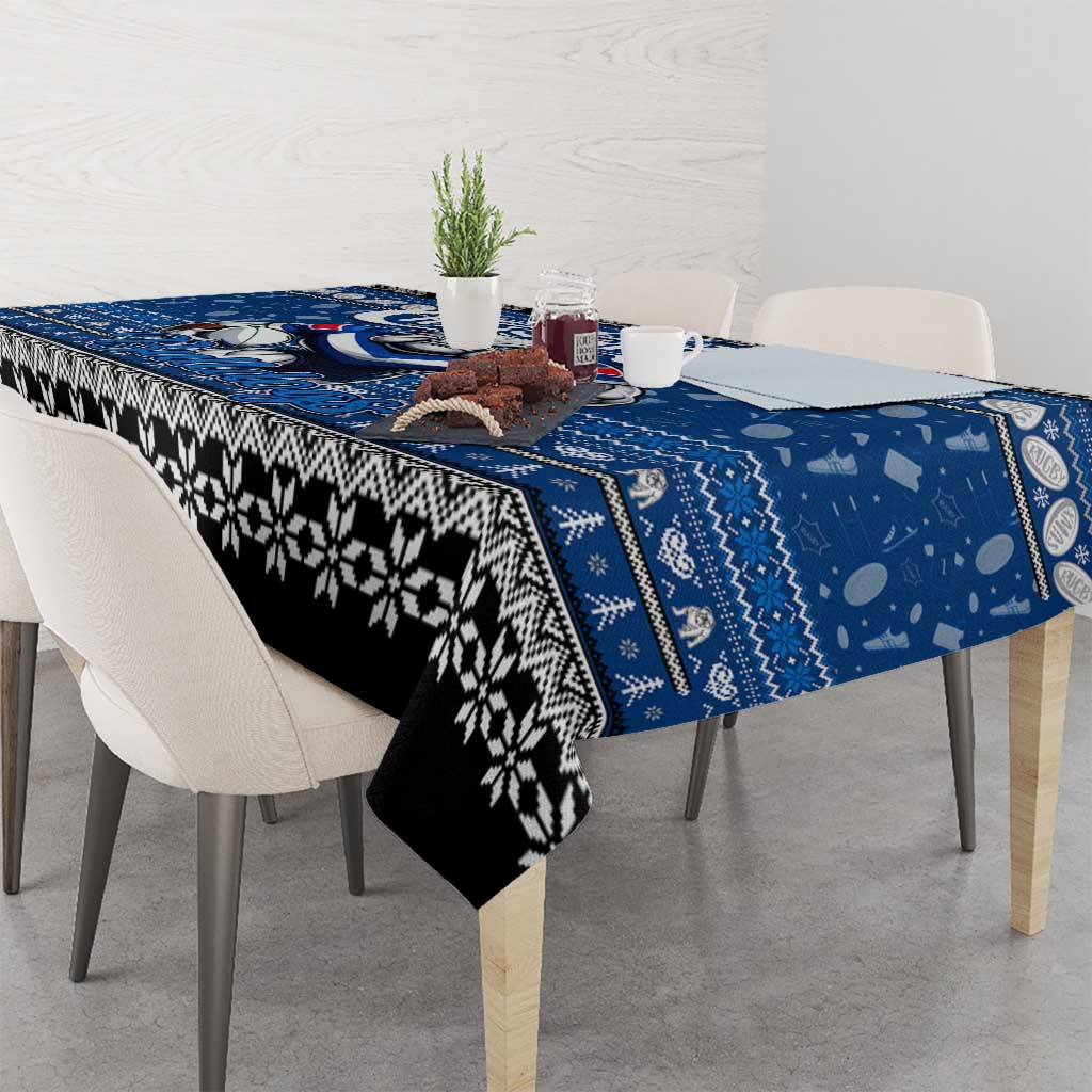 Bulldogs Rugby Xmas Tablecloth Australia NRL Mascot