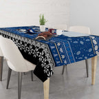 Bulldogs Rugby Xmas Tablecloth Australia NRL Mascot