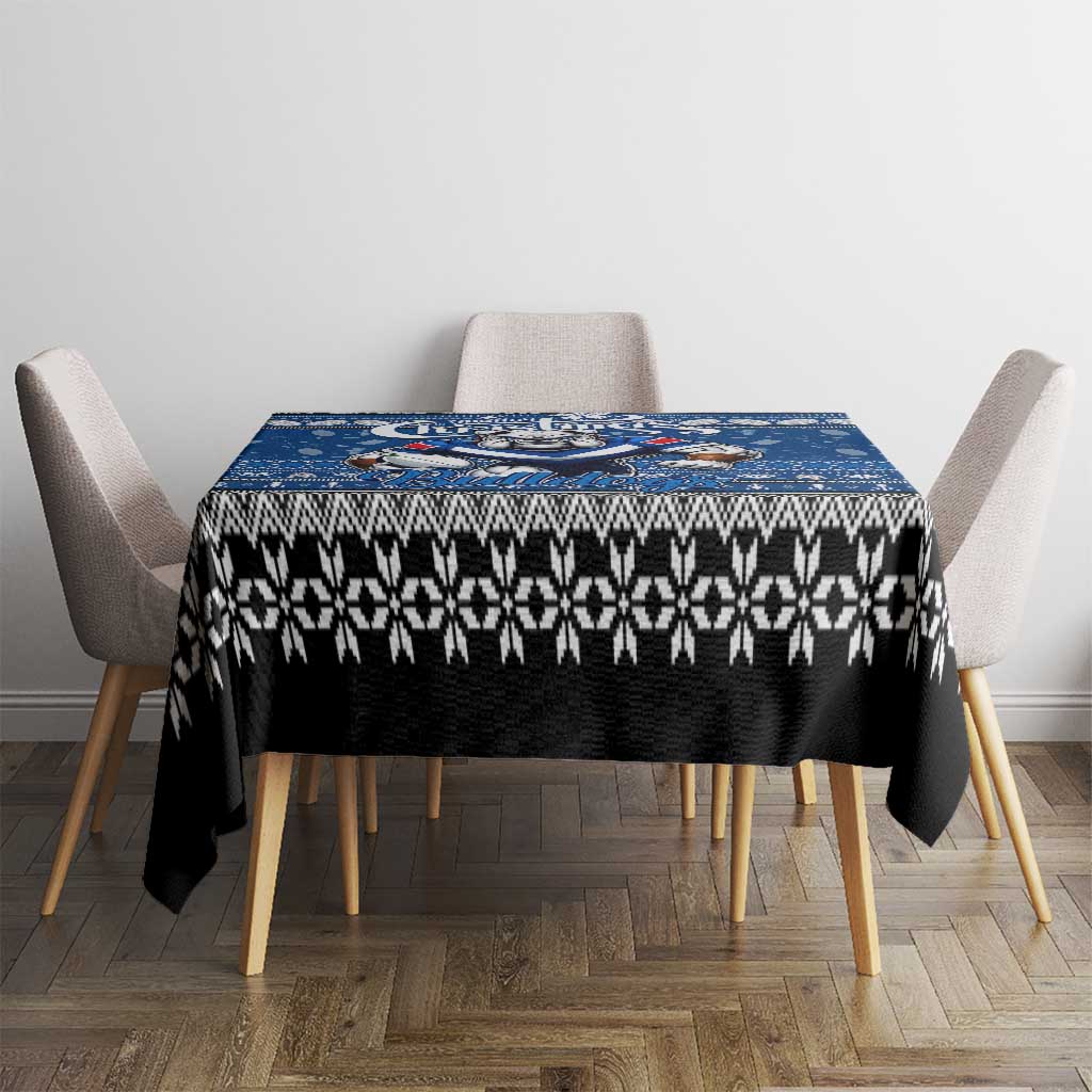 Bulldogs Rugby Xmas Tablecloth Australia NRL Mascot