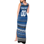 Personalized Bulldogs Rugby Xmas Tank Maxi Dress Australia NRL Mascot
