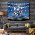 Bulldogs Rugby Xmas Tapestry Australia NRL Mascot