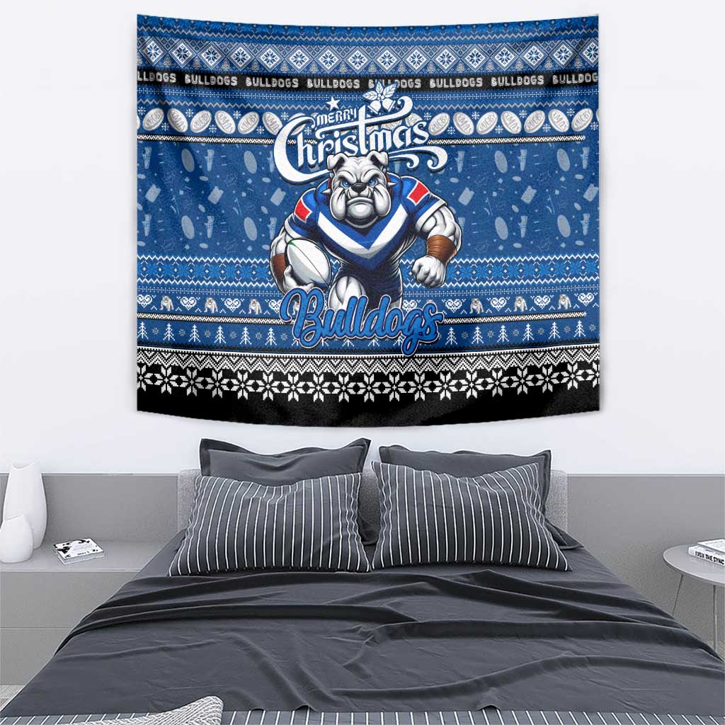 Bulldogs Rugby Xmas Tapestry Australia NRL Mascot
