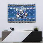 Bulldogs Rugby Xmas Tapestry Australia NRL Mascot