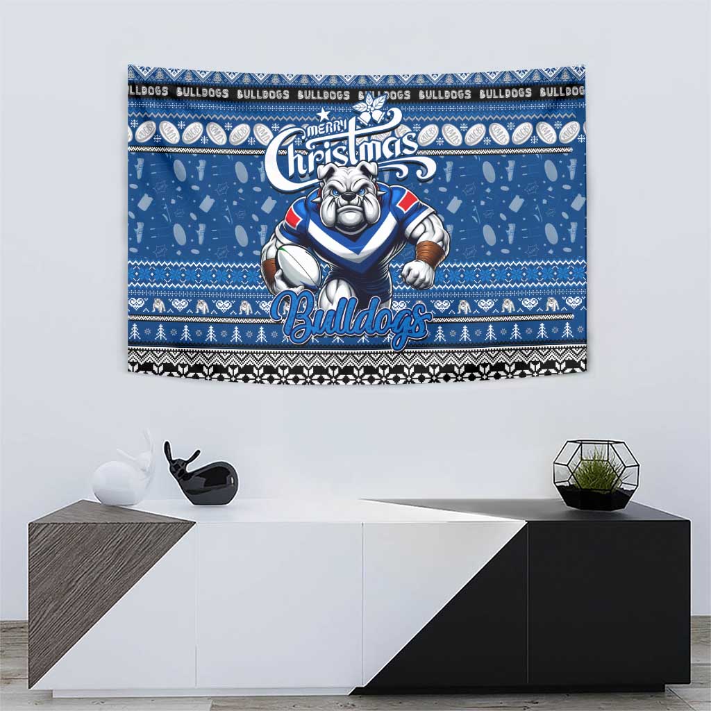 Bulldogs Rugby Xmas Tapestry Australia NRL Mascot