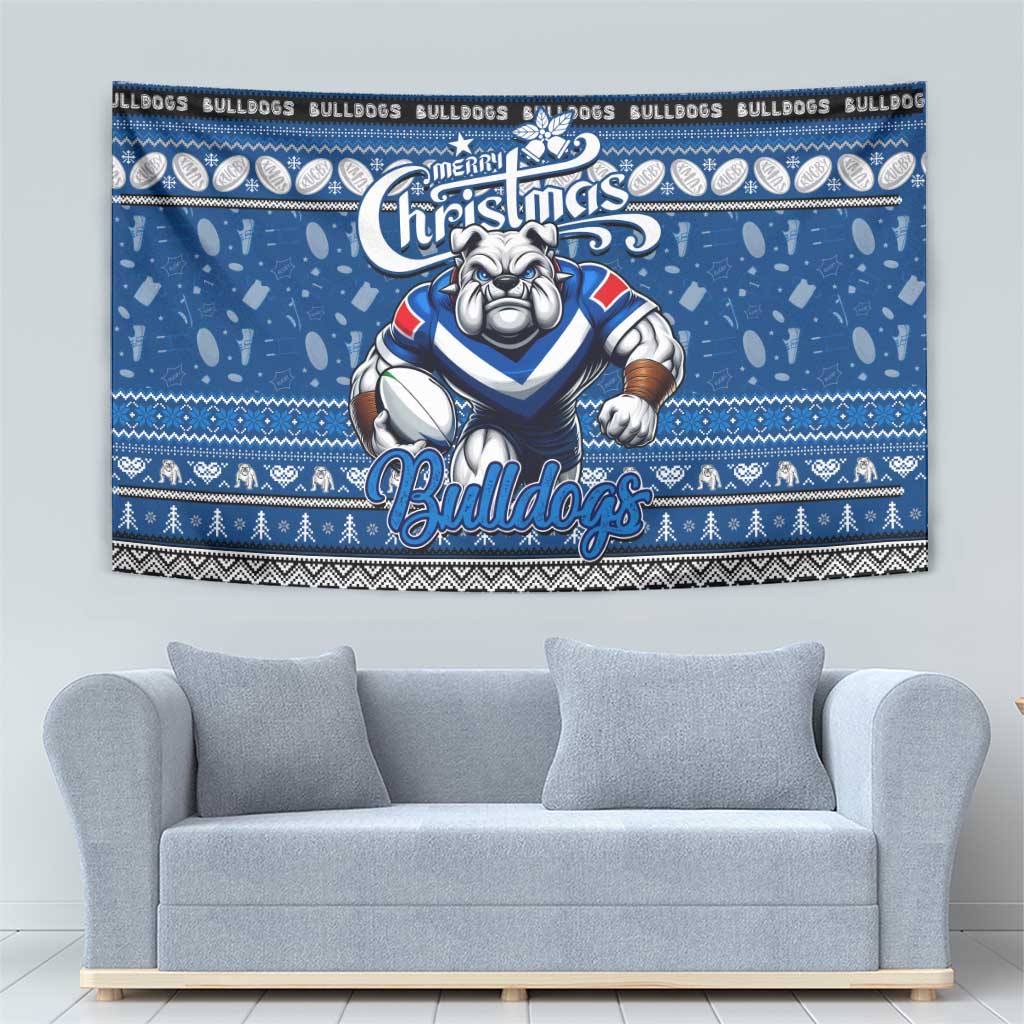 Bulldogs Rugby Xmas Tapestry Australia NRL Mascot