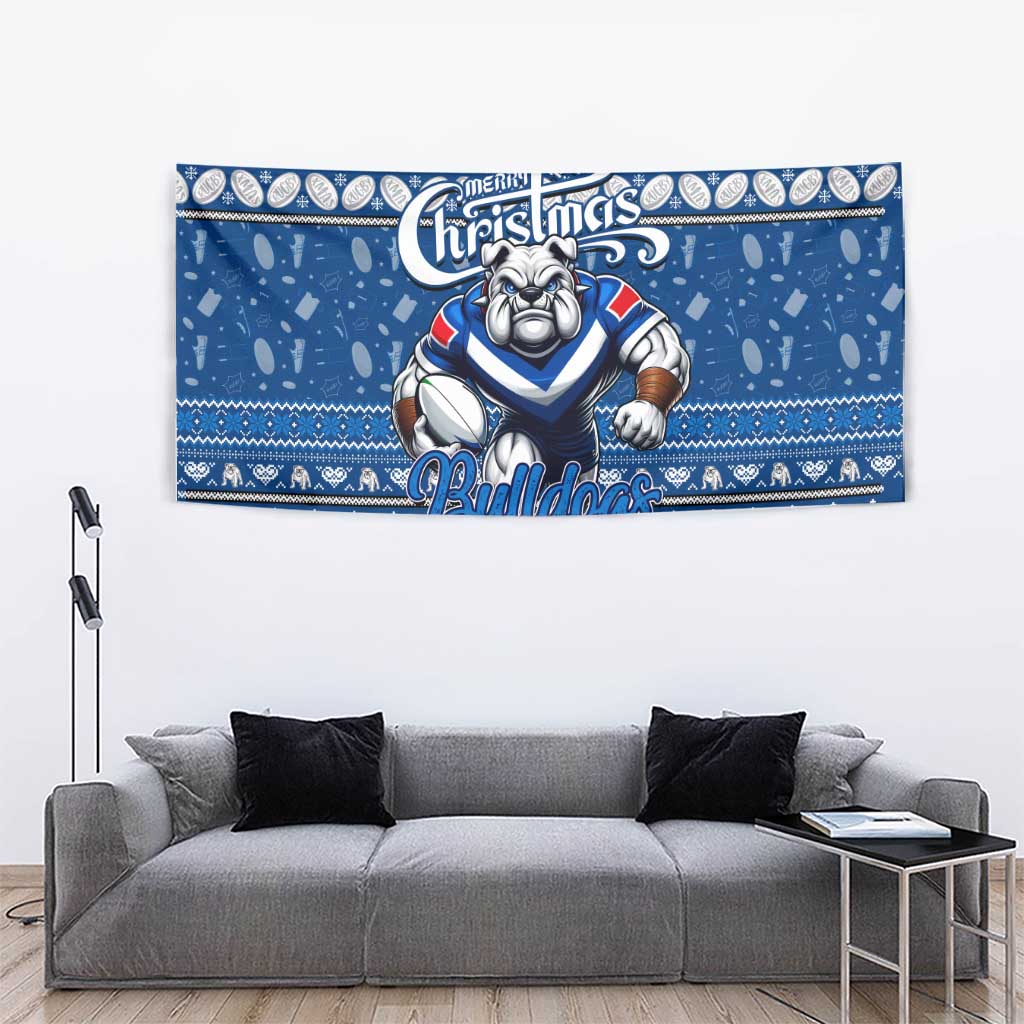 Bulldogs Rugby Xmas Tapestry Australia NRL Mascot