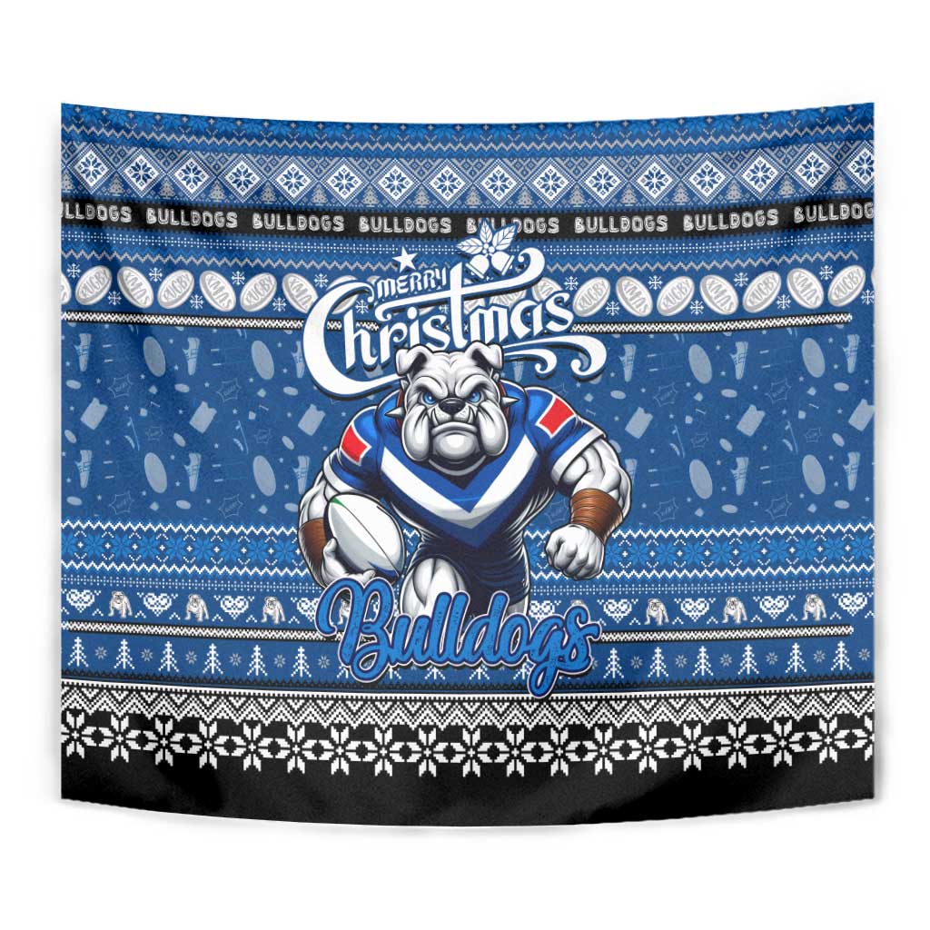 Bulldogs Rugby Xmas Tapestry Australia NRL Mascot
