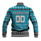 Personalized Sharks Rugby Xmas Baseball Jacket Australia NRL Mascot