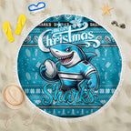 Sharks Rugby Xmas Beach Blanket Australia NRL Mascot