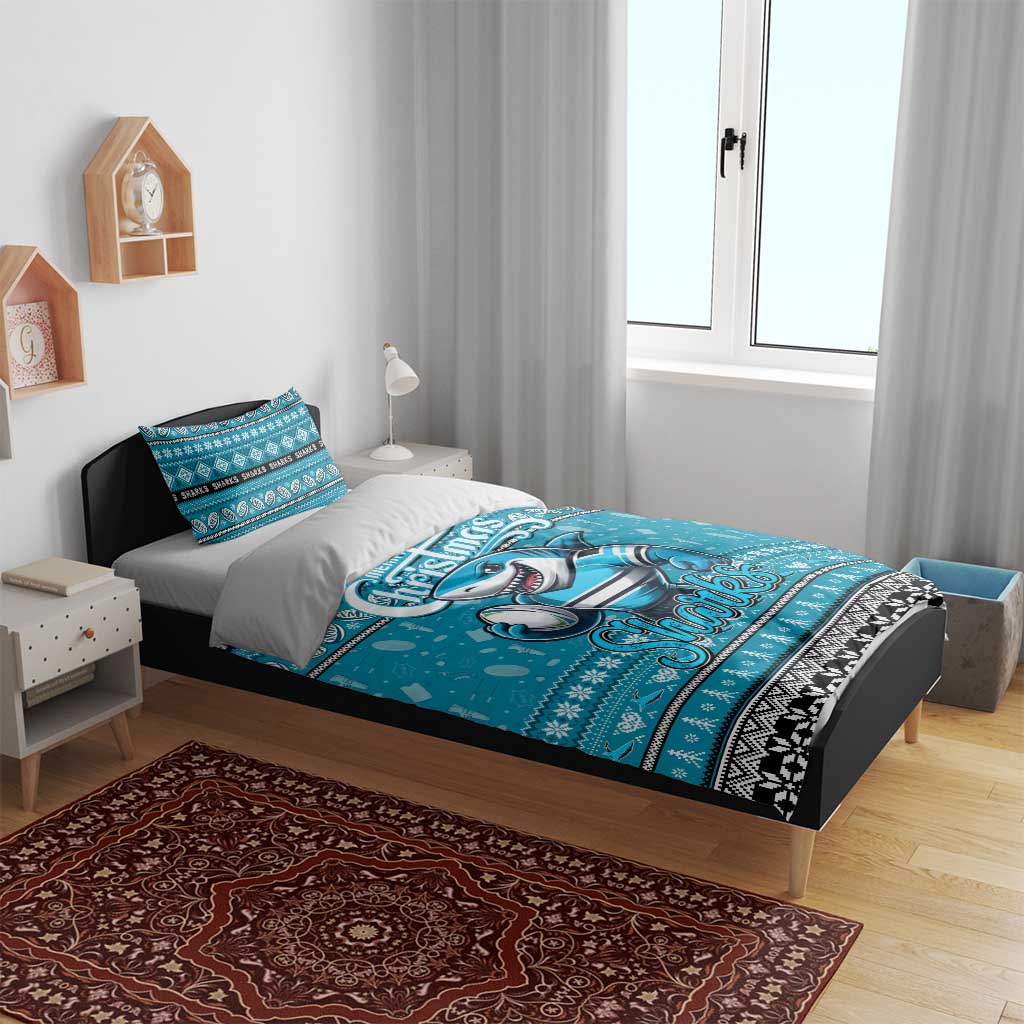 Sharks Rugby Xmas Bedding Set Australia NRL Mascot