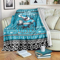 Sharks Rugby Xmas Blanket Australia NRL Mascot