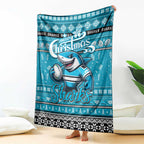 Sharks Rugby Xmas Blanket Australia NRL Mascot
