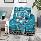 Sharks Rugby Xmas Blanket Australia NRL Mascot
