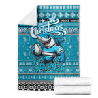 Sharks Rugby Xmas Blanket Australia NRL Mascot