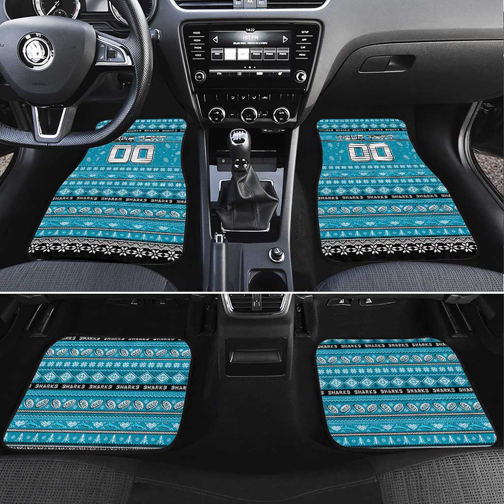 Sharks Rugby Xmas Car Mats Australia NRL Mascot