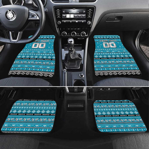 Sharks Rugby Xmas Car Mats Australia NRL Mascot