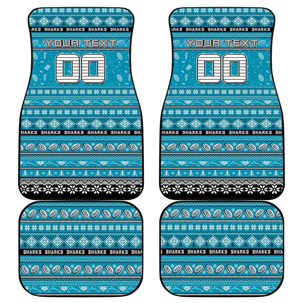 Sharks Rugby Xmas Car Mats Australia NRL Mascot