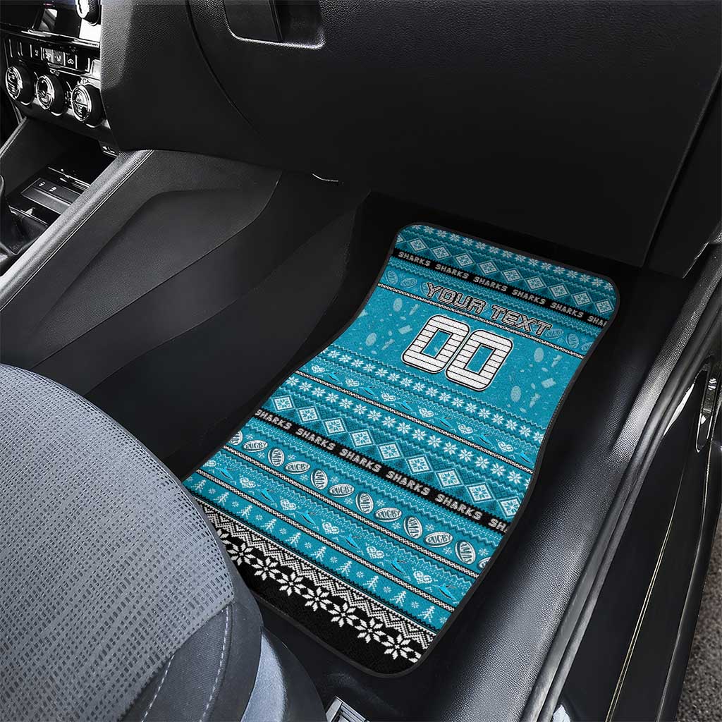 Sharks Rugby Xmas Car Mats Australia NRL Mascot