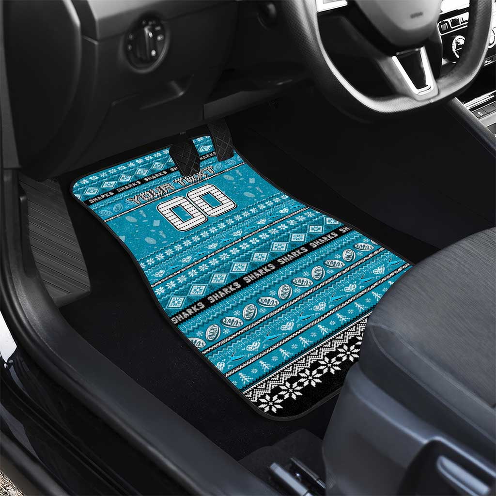 Sharks Rugby Xmas Car Mats Australia NRL Mascot
