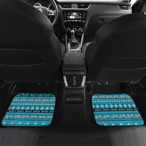 Sharks Rugby Xmas Car Mats Australia NRL Mascot