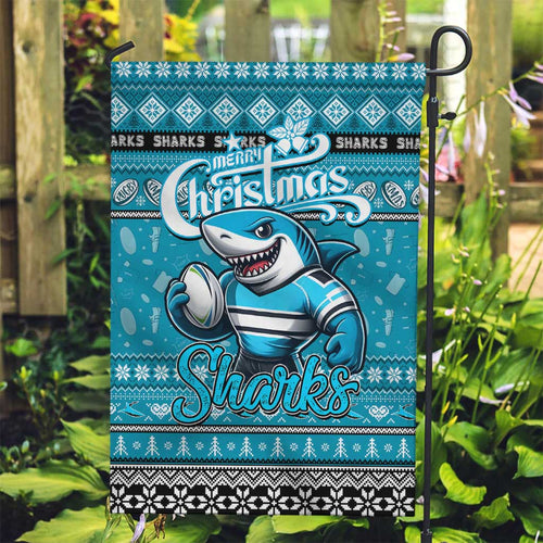 Sharks Rugby Xmas Garden Flag Australia NRL Mascot
