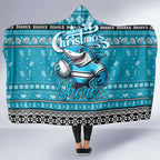 Sharks Rugby Xmas Hooded Blanket Australia NRL Mascot