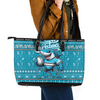 Sharks Rugby Xmas Leather Tote Bag Australia NRL Mascot