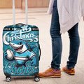 Sharks Rugby Xmas Luggage Cover Australia NRL Mascot