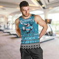 Personalized Sharks Rugby Xmas Men Tank Top Australia NRL Mascot