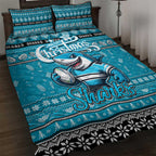 Sharks Rugby Xmas Quilt Bed Set Australia NRL Mascot