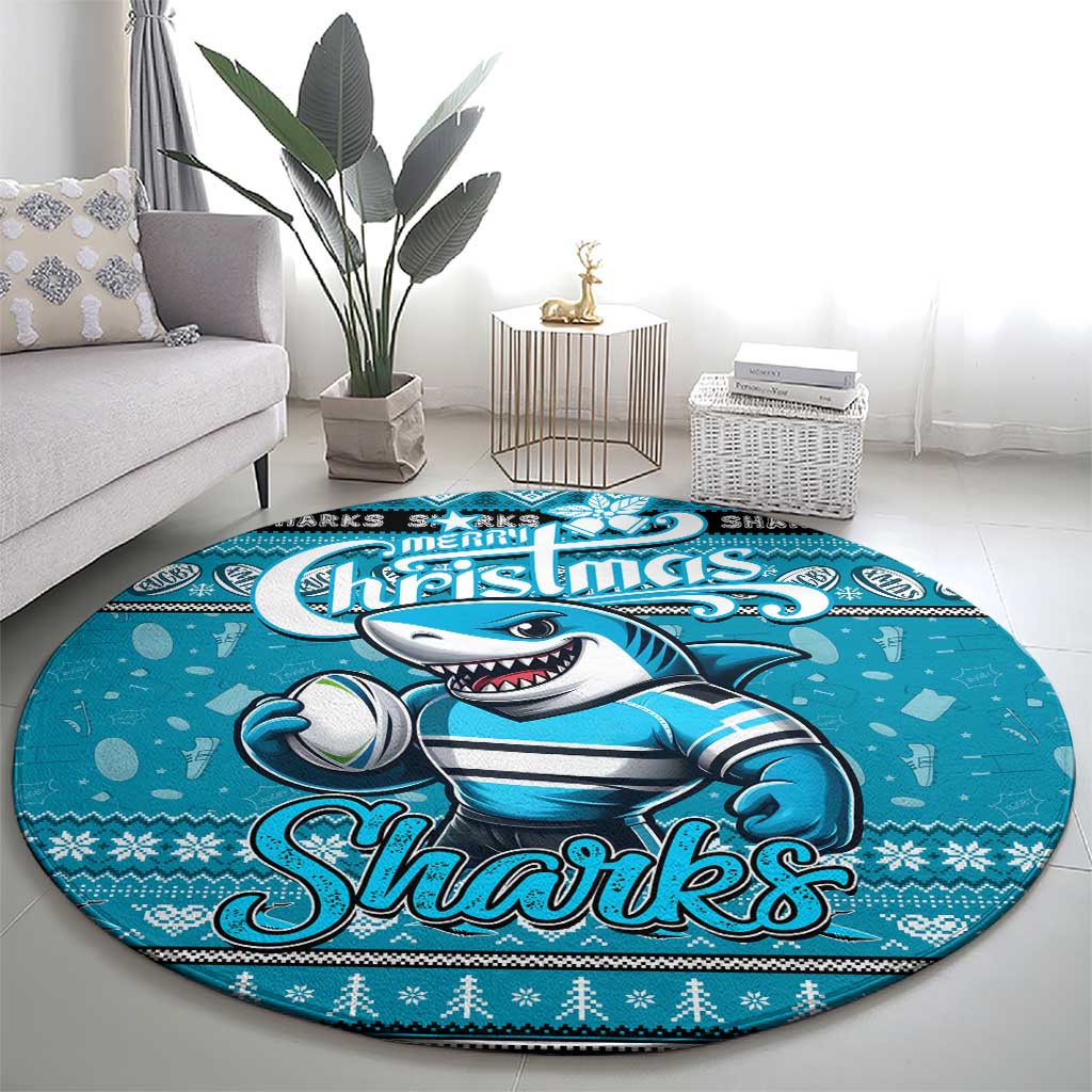 Sharks Rugby Xmas Round Carpet Australia NRL Mascot