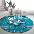Sharks Rugby Xmas Round Carpet Australia NRL Mascot