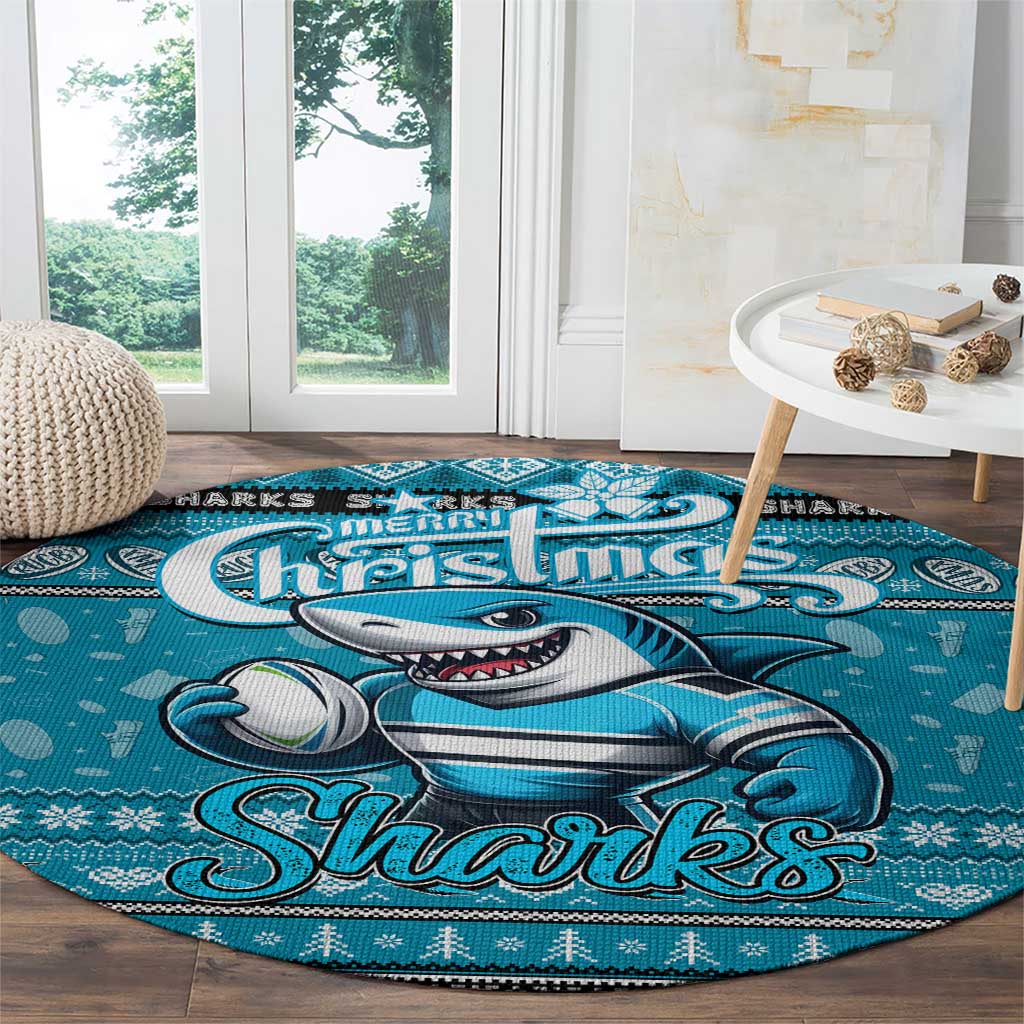 Sharks Rugby Xmas Round Carpet Australia NRL Mascot