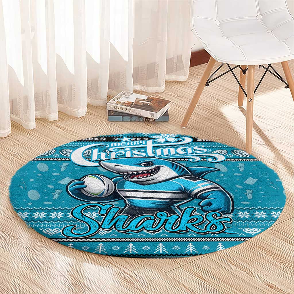 Sharks Rugby Xmas Round Carpet Australia NRL Mascot