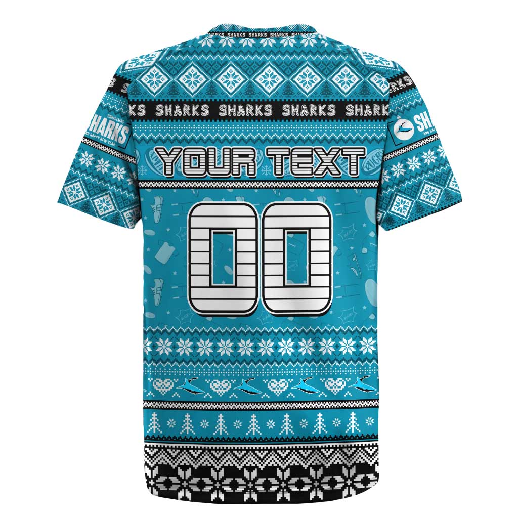 Personalized Sharks Rugby Xmas Rugby Jersey Australia NRL Mascot