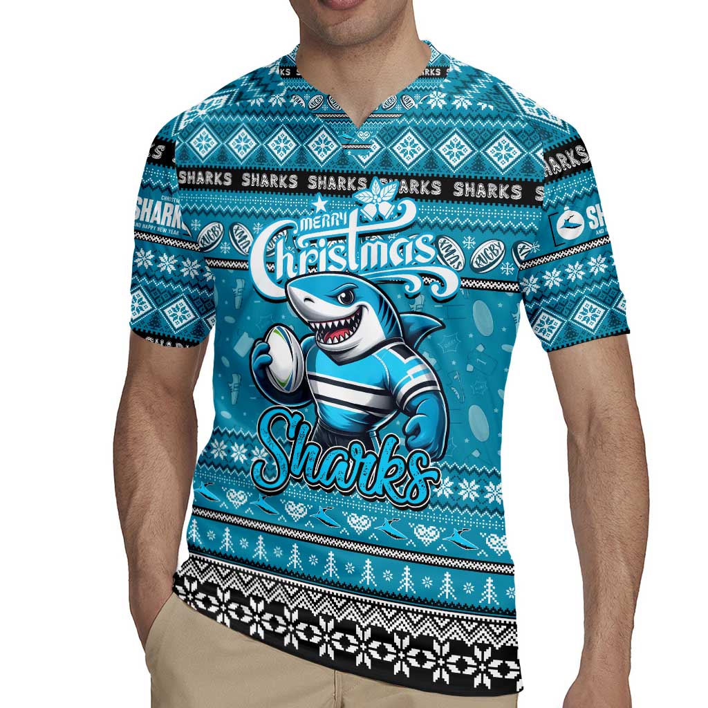 Personalized Sharks Rugby Xmas Rugby Jersey Australia NRL Mascot