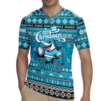 Personalized Sharks Rugby Xmas Rugby Jersey Australia NRL Mascot