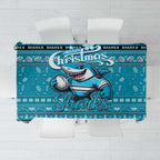 Sharks Rugby Xmas Tablecloth Australia NRL Mascot