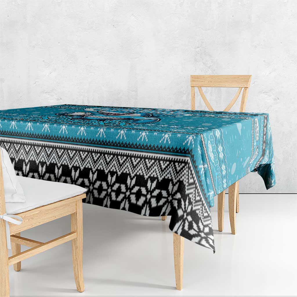Sharks Rugby Xmas Tablecloth Australia NRL Mascot