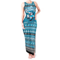 Personalized Sharks Rugby Xmas Tank Maxi Dress Australia NRL Mascot