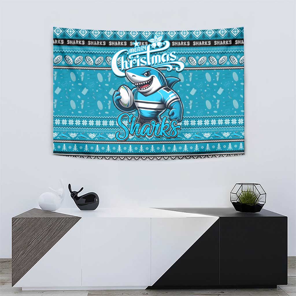 Sharks Rugby Xmas Tapestry Australia NRL Mascot
