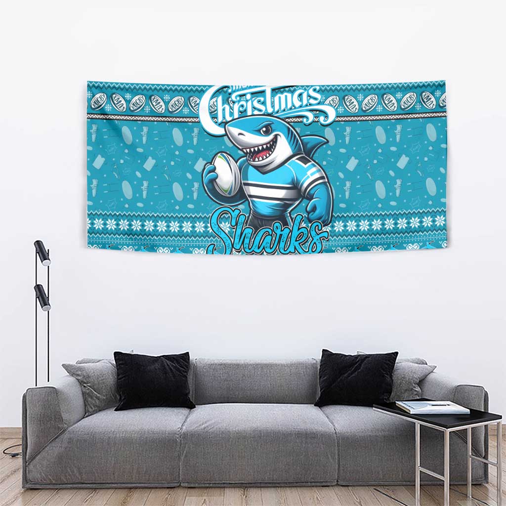 Sharks Rugby Xmas Tapestry Australia NRL Mascot