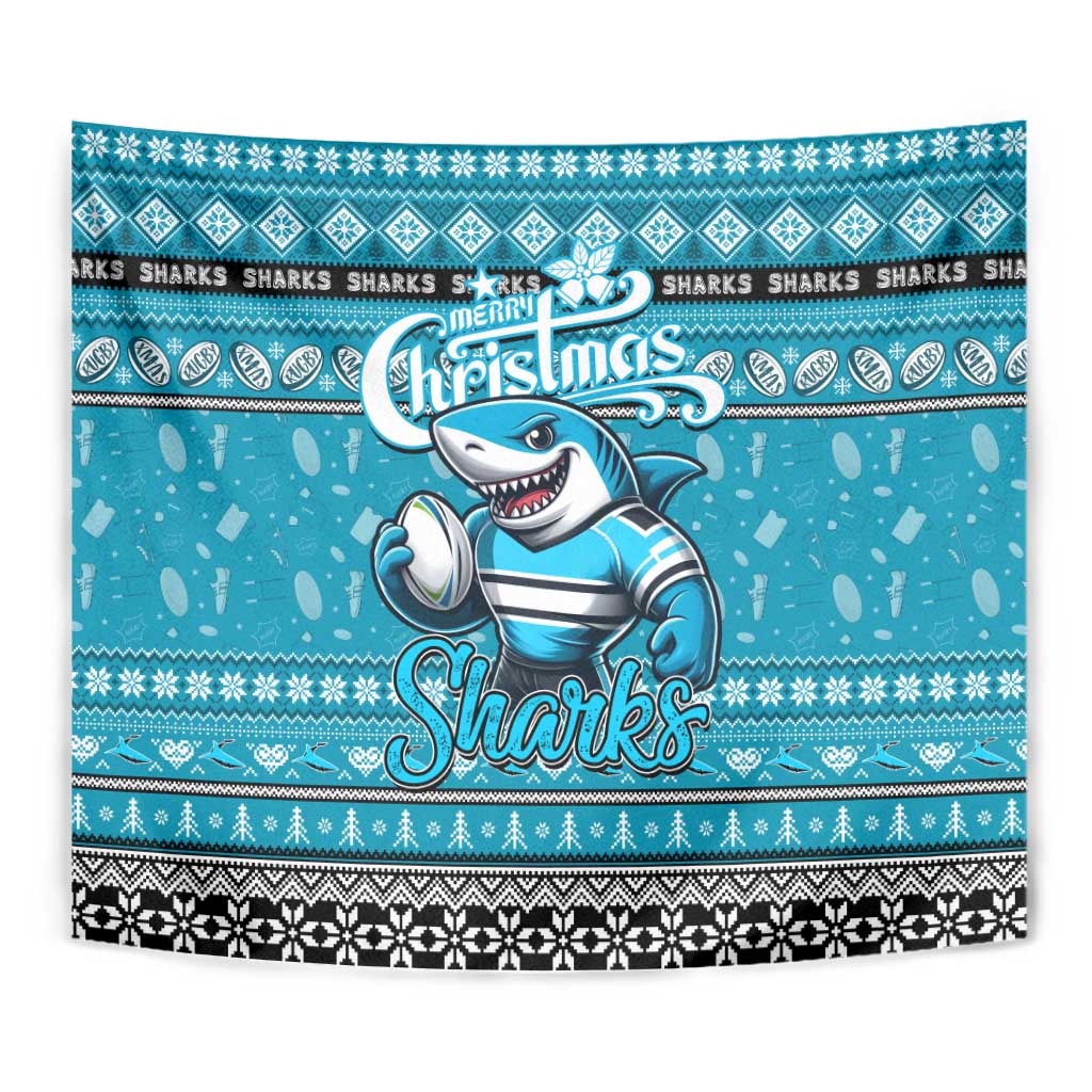 Sharks Rugby Xmas Tapestry Australia NRL Mascot