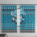 Sharks Rugby Xmas Window Curtain Australia NRL Mascot