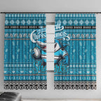 Sharks Rugby Xmas Window Curtain Australia NRL Mascot