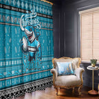 Sharks Rugby Xmas Window Curtain Australia NRL Mascot