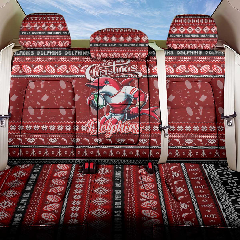 Dolphins Rugby Xmas Back Car Seat Cover Australia NRL Mascot