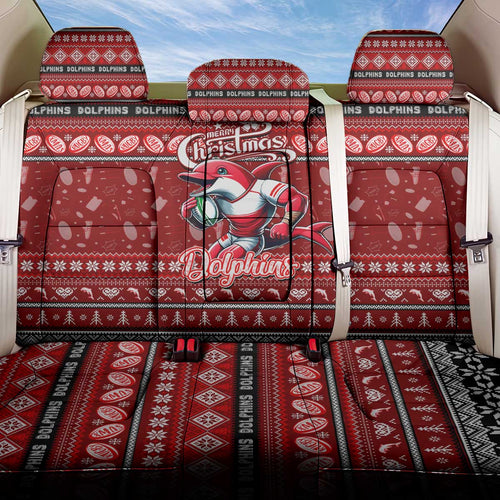 Dolphins Rugby Xmas Back Car Seat Cover Australia NRL Mascot